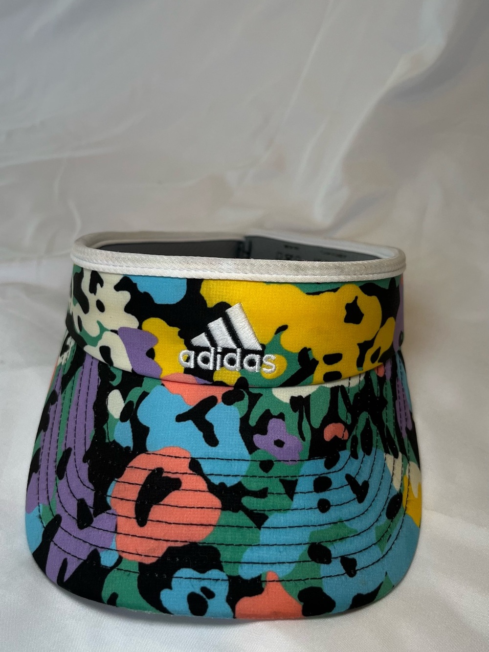 Adidas Floral Print Visor in Multicolor